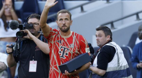 Soccer Football - Pre Season Friendly - Tottenham Hotspur v Bayern Munich - Tottenham Hotspur Stadium, London, Britain - August 10, 2024 Bayern Munich's Harry Kane before the match Action Images via Reuters/John Sibley Photo: John Sibley/REUTERS