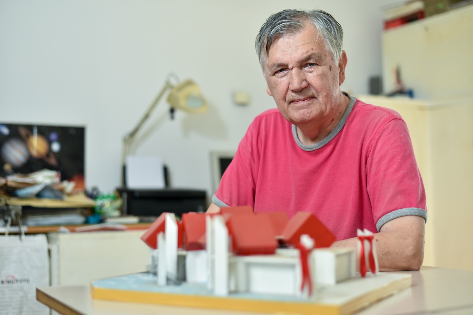 21.08.2024., Zagreb - Vladimir Grdjan, arhitekt. 
Photo Sasa ZinajaNFoto