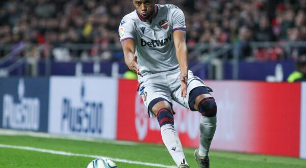 MADRID, SPAIN - JANUARY 4: Hernani Jorge Santos Fortes, of Levante in action during La Liga football match, played between Atletico de Madrid and Levante at Wanda Metropolitano stadium on January 04, 2020 in Madrid, Spain. Photo Irina R. H. / Spain DPPI / DPPI,Image: 491256511, License: Rights-managed, Restrictions: Hungary Out, Model Release: no, Credit line: IRH / AFP / Profimedia