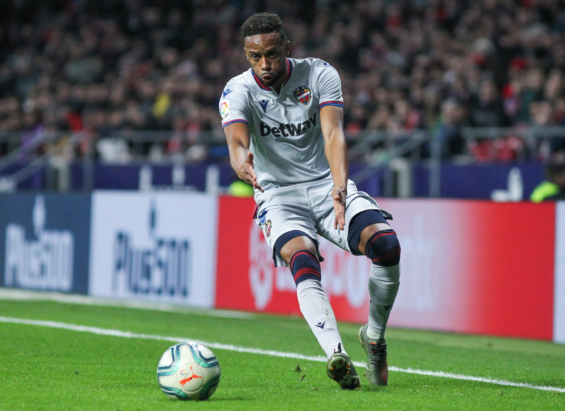 MADRID, SPAIN - JANUARY 4: Hernani Jorge Santos Fortes, of Levante in action during La Liga football match, played between Atletico de Madrid and Levante at Wanda Metropolitano stadium on January 04, 2020 in Madrid, Spain. Photo Irina R. H. / Spain DPPI / DPPI,Image: 491256511, License: Rights-managed, Restrictions: Hungary Out, Model Release: no, Credit line: IRH / AFP / Profimedia