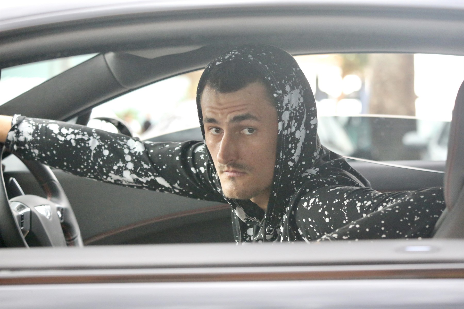 *EXCLUSIVE* Gold Coast, AUSTRALIA  - Bernard Tomic showing off his new Bentley on the Gold Coast at Burleigh,Image: 518411862, License: Rights-managed, Restrictions: , Model Release: no, Pictured: Bernard Tomic, Credit line: NARI / Backgrid Australia / Profimedia