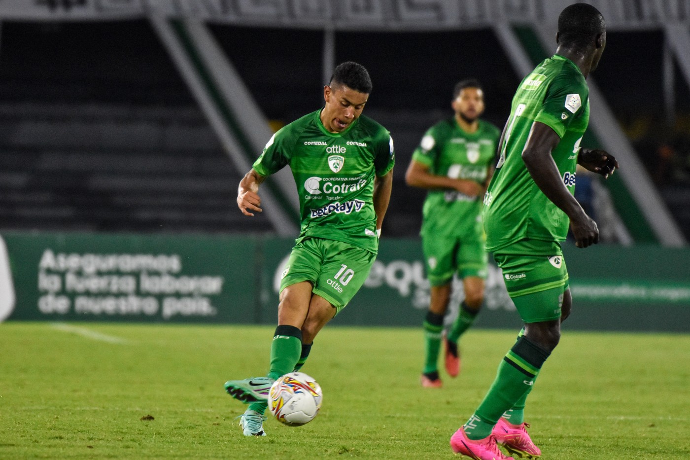 Equidad's Juan Jose Rojas Echavarria during the BetPlay Dimayor Leagua match between Equidad (2) and Nacional (0) in Bogota, Colombia's El Campin stadium on February 25, 2024.,Image: 851663569, License: Rights-managed, Restrictions: , Model Release: no, Credit line: Long Visual Press/ABACA / Abaca Press / Profimedia