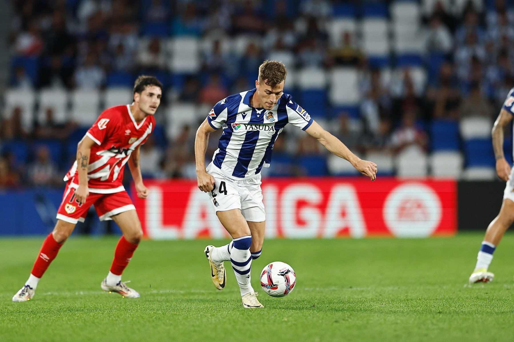 Luka Sucic (Sociedad), AUGUST 18, 2024 - Football / Soccer : Spanish "LaLiga EA Sports" match between Real Sociedad 1-2 Rayo Vallecano at the Reale Arena in San Sebastian, Spain.,Image: 899923368, License: Rights-managed, Restrictions: No third party sales, Model Release: no, Credit line: Mutsu Kawamori / AFLO / Profimedia