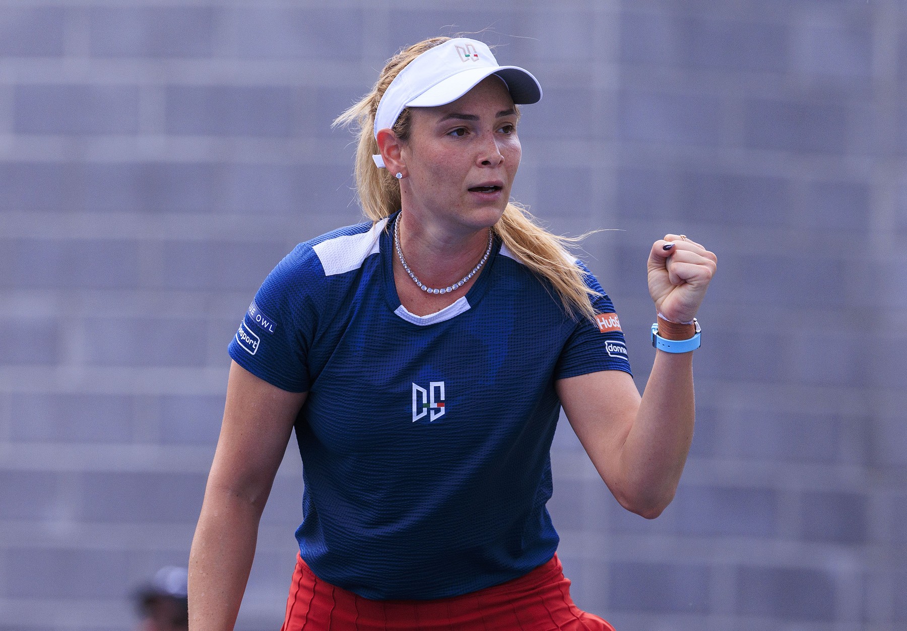 August 30, 2024, Flushing Meadows, New York, USA: Donna Vekic reacts to winning her match on Day 5 against Peyton Stearns in the 2024 US Open held at the USTA Billie Jean King National Tennis Center on Friday August 30, 2024 in the Flushing neighborhood of the Queens borough of New York City.  JAVIER ROJAS/PI,Image: 903339002, License: Rights-managed, Restrictions: , Model Release: no, Credit line: Javier Rojas / Zuma Press / Profimedia