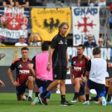 Head coach of Pisa Filippo Inzaghi during warmup during AC Pisa vs Brescia Calcio, Italian soccer Serie B match in Pisa, Italy, September 21 2024 PUBLICATIONxNOTxINxITA Copyright: xGabrielexMasotti/IPAxSportx/xipax/xx IPA_49907667 IPA_Agency_IPA49907667