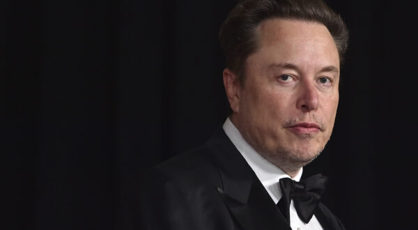 Elon Musk arrives at the 10th Breakthrough Prize Ceremony on Saturday, April 13, 2024, at the Academy Museum of Motion Pictures in Los Angeles. (Photo by Jordan Strauss/Invision/AP)