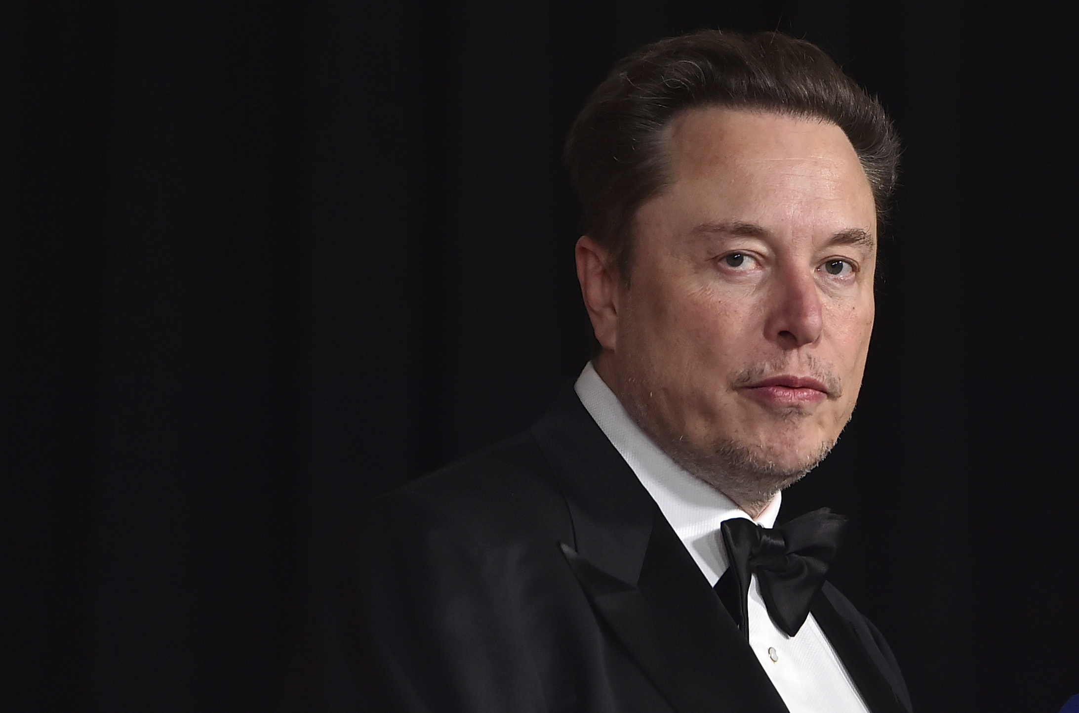 Elon Musk arrives at the 10th Breakthrough Prize Ceremony on Saturday, April 13, 2024, at the Academy Museum of Motion Pictures in Los Angeles. (Photo by Jordan Strauss/Invision/AP)