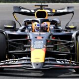 epa11575281 Red Bull Racing driver Max Verstappen of Netherlands in action during the third practice session for the Formula One Grand Prix of Italy, in Monza, Italy, 31 August 2024. The 2024 Formula 1 Grand Prix of Italy is held at the Monza National Autodrome circuit race track on 01 September.  EPA/Daniel Dal Zennaro