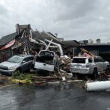 epa11632570 A handout photo made available by the City of Rocky Mountain, North Carolina showing damage caused by the storm that started as Hurricane Helene in Rocky Mountain, North Carolina, USA, on 27 September 2024 (Issued on 29 September 2024). Many parts of the southeastern portion of the United States, including western North Carolina and Tennessee, have been affected by the heavy rains and wind brought by the storm, which has killed at least 64 people.  EPA/CITY OF ROCKY MOUNTAIN / HANDOUT HANDOUT EDITORIAL USE ONLY/NO SALES