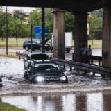 Milan, ITALY  - Milan, The flooding of the Lambro river after the rain and bad weather. In the photo: High water near Via Feltre

BACKGRID UK 5 SEPTEMBER 2024,Image: 905057977, License: Rights-managed, Restrictions: RIGHTS: WORLDWIDE EXCEPT IN AUSTRALIA, CANADA, ITALY, NEW ZEALAND, UNITED STATES, Model Release: no, Pictured: GV, General View, Credit line: IPA / BACKGRID / Backgrid UK / Profimedia