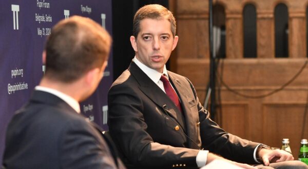 31, May, 2024, Belgrade - Pupin forum entitled "Strengthening the partnership between Serbia and the USA in a changing world" was held at the Yugoslav Cinematheque. Marko Djuric. Photo: L.L./ATAImages
 
31, maj, 2024, Beograd - Pupin forum pod nazivom "Jacanje partnerstva Srbije i SAD u svetu koji se menja" odrzan je u Jugoslovenskoj kinoteci. Photo: L.L./ATAImages Photo: L.L./ATAImages/PIXSELL