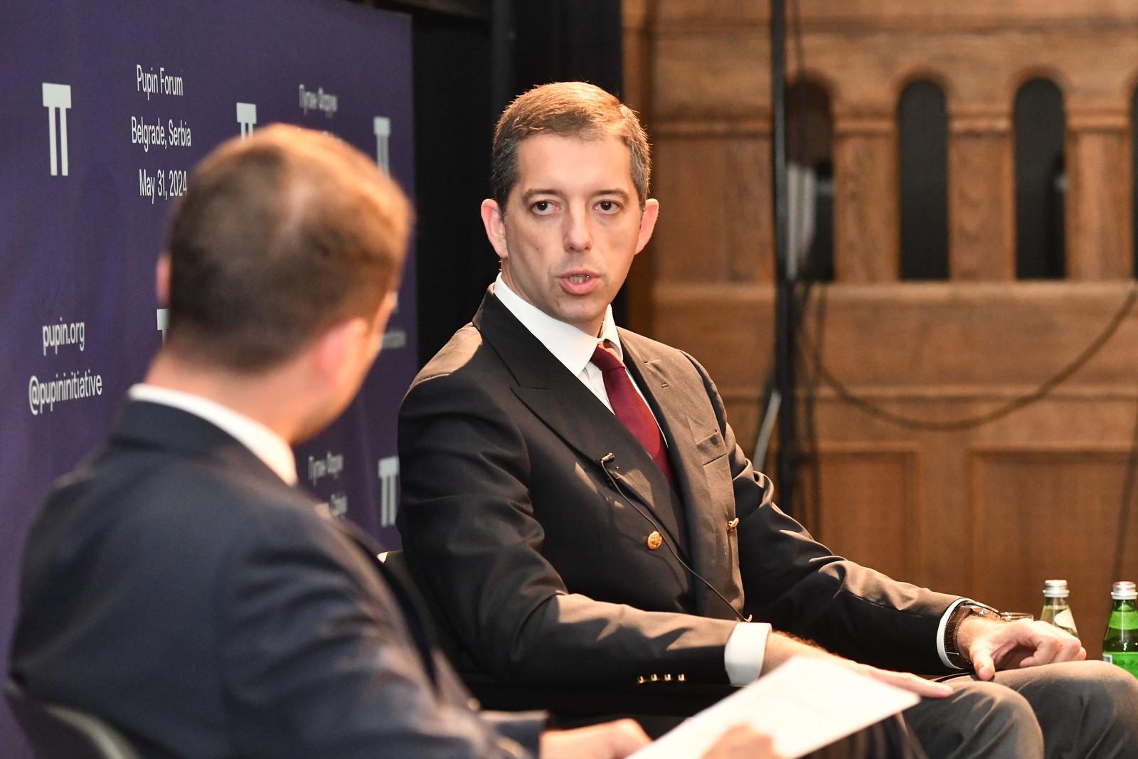 31, May, 2024, Belgrade - Pupin forum entitled "Strengthening the partnership between Serbia and the USA in a changing world" was held at the Yugoslav Cinematheque. Marko Djuric. Photo: L.L./ATAImages
 
31, maj, 2024, Beograd - Pupin forum pod nazivom "Jacanje partnerstva Srbije i SAD u svetu koji se menja" odrzan je u Jugoslovenskoj kinoteci. Photo: L.L./ATAImages Photo: L.L./ATAImages/PIXSELL