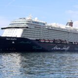 01.07.2024., Rijeka - Kruzer Mein Schiff 6 upovio u rijecku luku pun turista. Photo: Goran Kovacic/PIXSELL