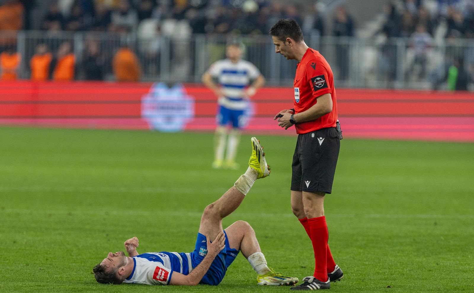 03.03.2023., stadion Gradski vrt, Osijek - SuperSport HNL, 25. kolo, NK Osijek - GNK Dinamo. sudac Igor Pajac Photo: Borna Jaksic/PIXSELL