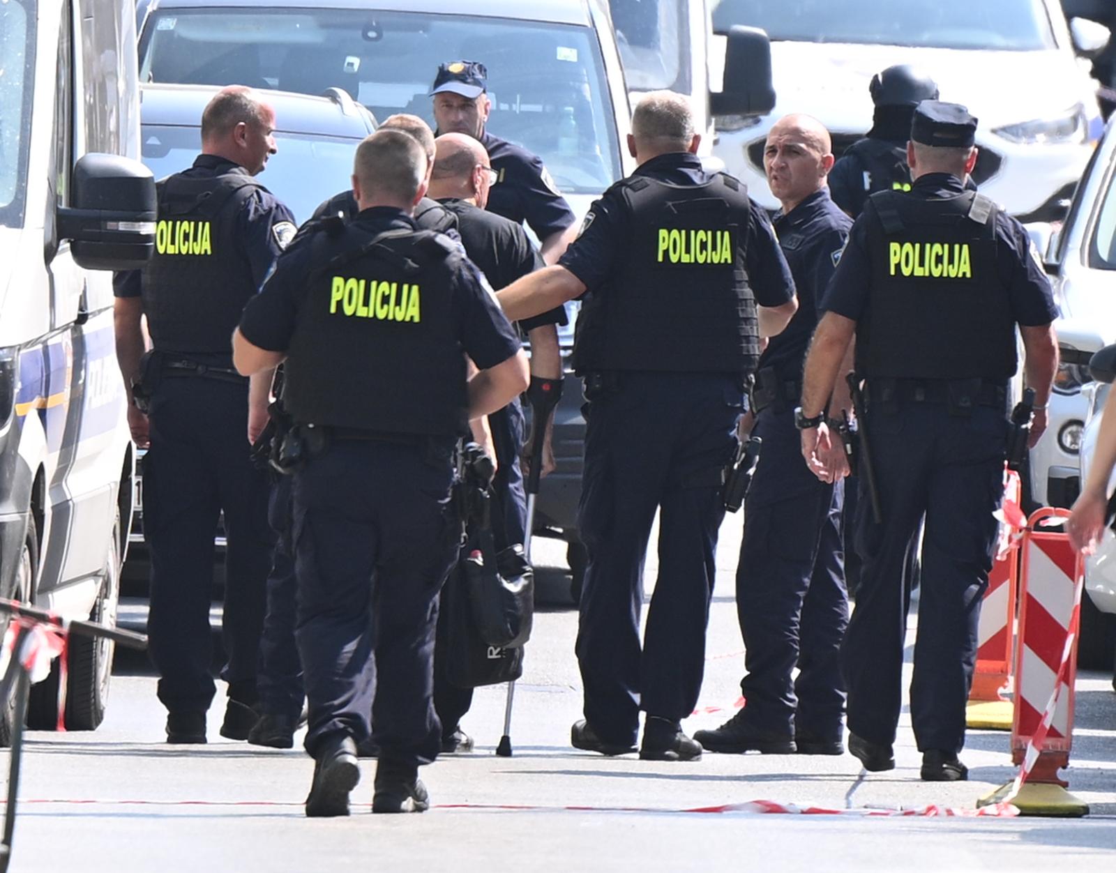 03.09.2024. Zagreb - U prostorije bolnice na zagreba?kom Rebru uao je mukarac s orujem.  Photo: Neva Zganec/PIXSELL