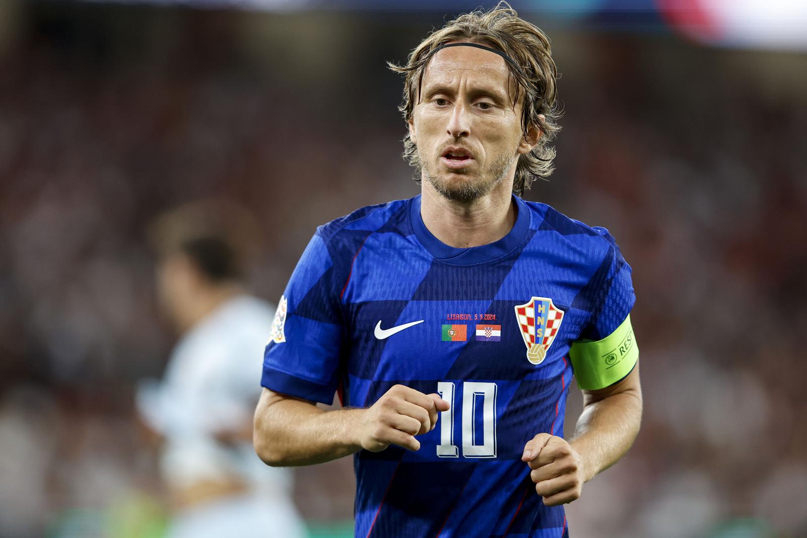 05.09.2024., Estadio da Luz, Lisabon, Portugal - UEFA Liga nacija, Liga A, skupina 1, 1. kolo, Portugal - Hrvatska. Luka Modric Photo: Joao Rico/PIXSELL