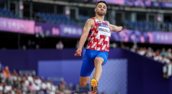 06.08.2024., Pariz, Francuska - XXXIII. Olimpijske igre Pariz 2024. Finale skoka u dalj, muskarci, Filip Pravdica, Hrvatska. Photo: Igor Kralj/PIXSELL