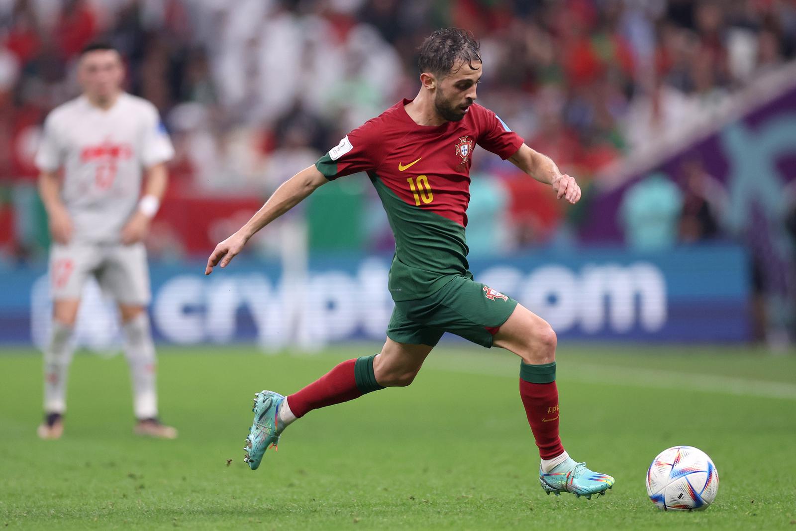 06.12.2022., stadion Lusail, Katar - FIFA Svjetsko prvenstvo Katar 2022. Utakmica osmine finala Portugal - Svicarska. Bernardo Silva Photo: Igor Kralj/PIXSELL