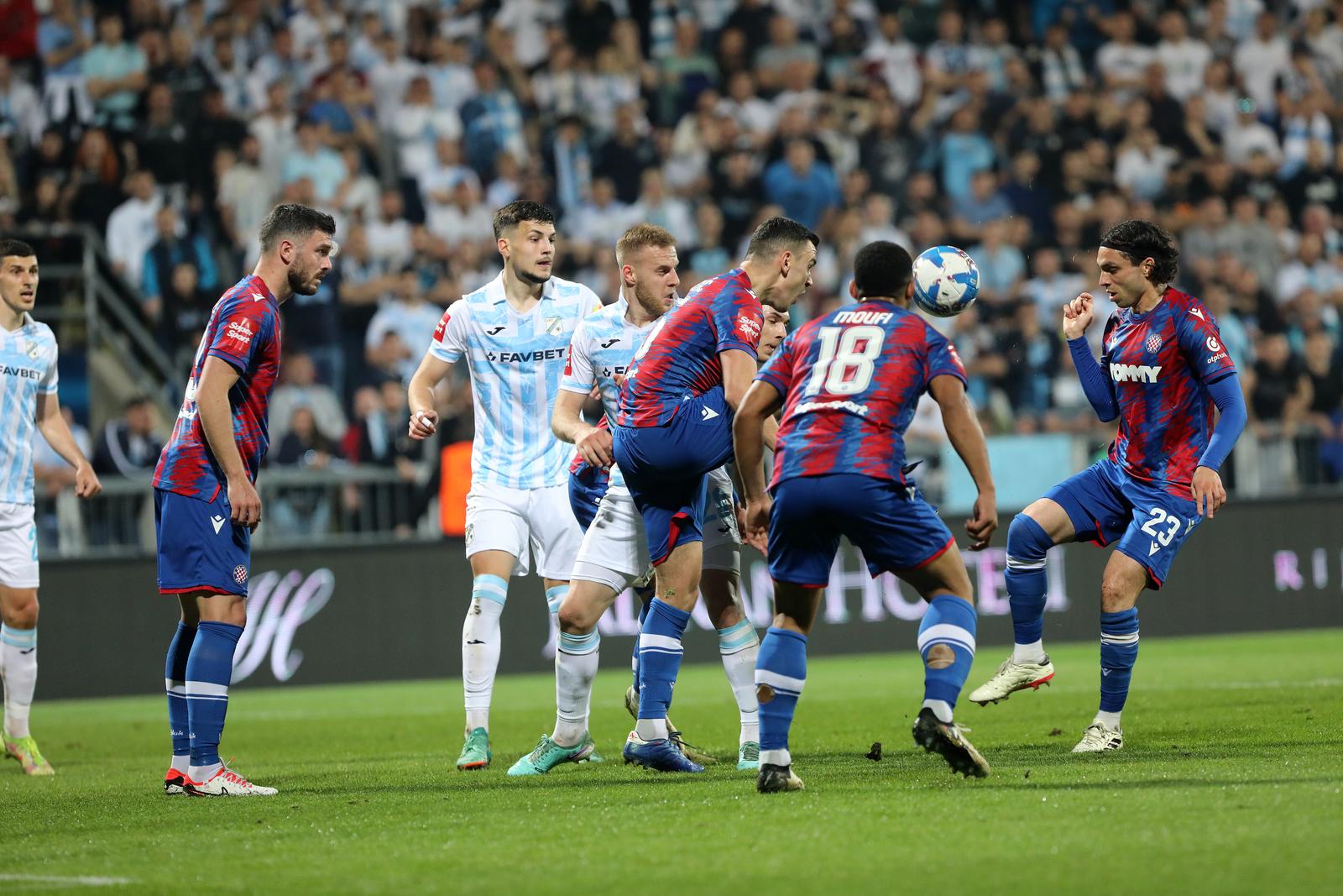 07.04.2024., Rijeka - Stadion HNK Rijeka, SuperSport HNL 23/24, 29 kolo, HNK Rijeka - HNK Hajduk. Photo: Goran Kovacic/PIXSELL