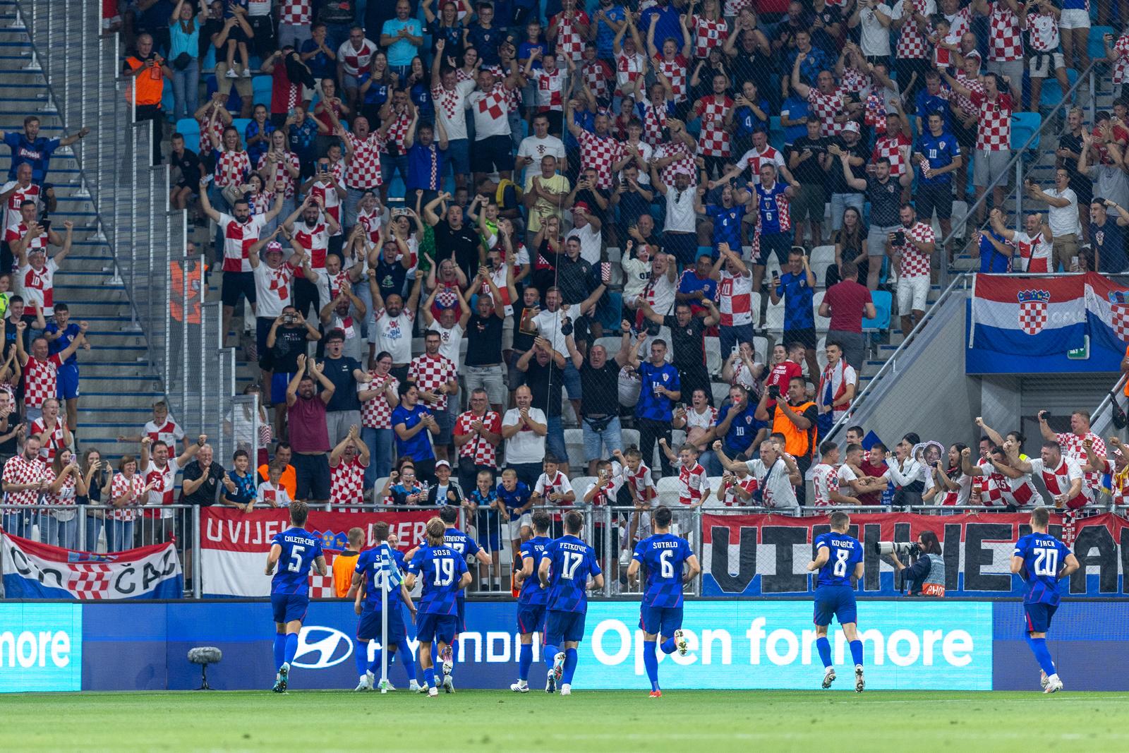 08.09.2024., Opus Arena, Osijek - UEFA Liga nacija, Liga A, skupina 1, 2. kolo, Hrvatska - Poljska.
 Photo: Borna jaksic/PIXSELL