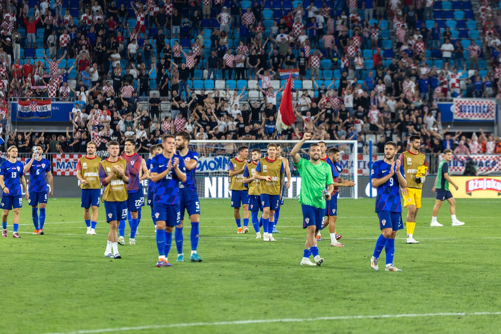 08.09.2024., Opus Arena, Osijek - UEFA Liga nacija, Liga A, skupina 1, 2. kolo, Hrvatska - Poljska.
 Photo: Borna jaksic/PIXSELL