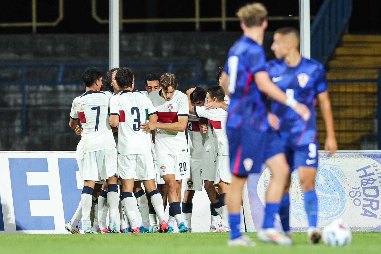 10.09.2024., stadion Branko Cavlovic Cavlek, Karlovac - Kvalifikacije za Europsko U-21 prvenstvo, Hrvatska U-21 - Portugal U-21. Photo: Luka Stanzl/PIXSELL