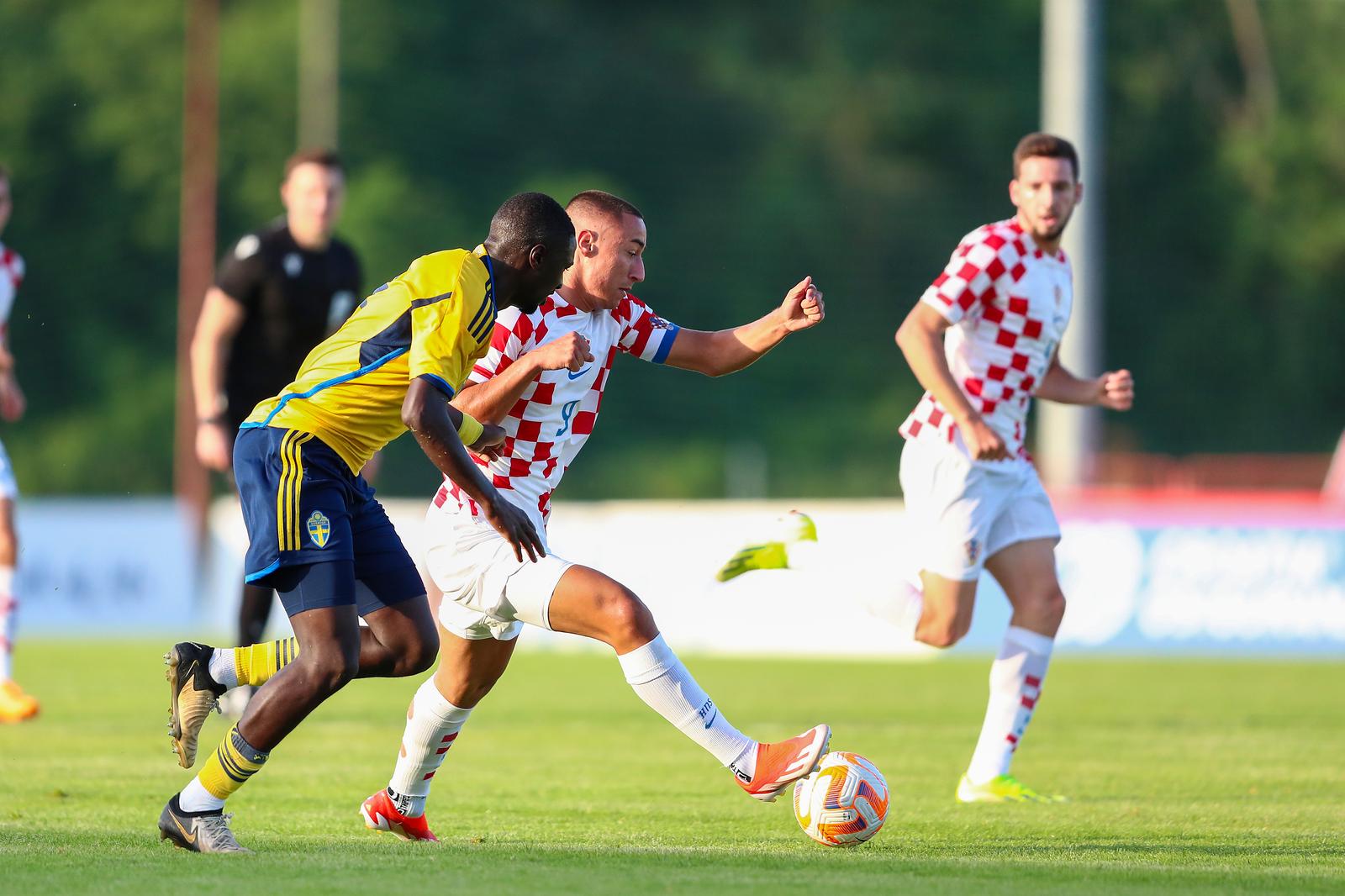 11.06.2024., Sesvete - Hrvatska (U-21) - Švedska (U-21). Marin Ljubicic. Photo: Matija Habljak/PIXSELL