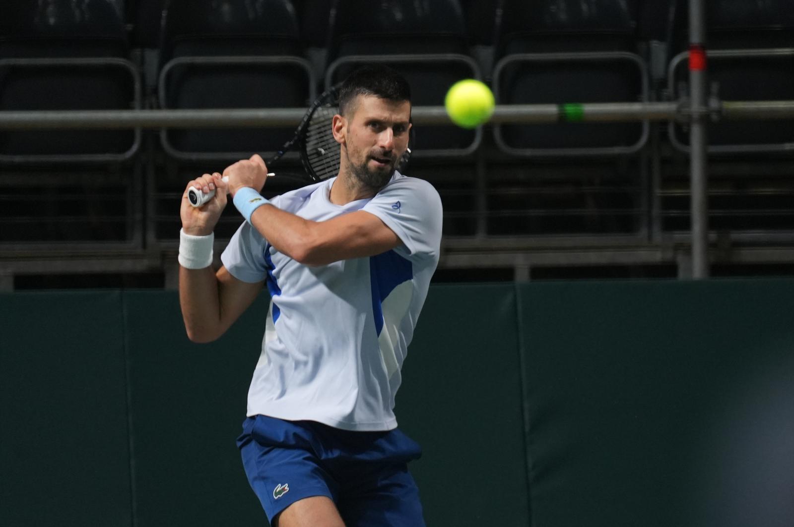 11, September, 2024, Belgrade - Davis Cup national team of Serbia trained in the "Aleksandar Nikolic" hall. Novak Djokovic. Photo: Antonio Ahel/ATAImages

11, septembar, 2024, Beograd -Trening Dejvis kup reprezentacija Srbije odradila je trening u dvorani "Aleksandar Nikolic". Photo: Antonio Ahel/ATAImages Photo: Antonio Ahel/ATAImages/PIXSELL