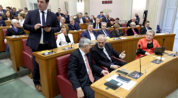 14.03.2024., Zagreb - U sabornici je pocelo glasovanje o raspravljenim tockama dnevnog reda medju kojima je i rasputanje Sabora. Photo: Patrik Macek/PIXSELL