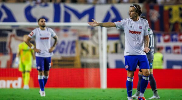 15.08.2024., stadion Poljud, Split - Uzvratna utakmica 3. pretkola kvalifikacija za UEFA Konferencijsku ligu, HNK Hajduk - MFK Ruzomberok. Ivan Rakitic Photo: Zvonimir Barisin/PIXSELL