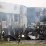 15.09.2024., Osijek - Tijekom noci izbio je pozar u skladistima uz juznu obilaznicu. Photo: Davor Javorovic/PIXSELL