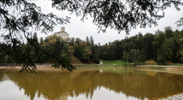 15.09.2024., Trakoscan - Velike kolicine oborina pocele su puniti trakoscansko jezero. Photo: Luka Stanzl/PIXSELL