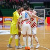 16.04.2024., KC Drazen Petrovic, Zagreb - Druga utakmica dodatnih kvalifikacija za plasman na Svjetsko prvenstvo u futsalu, Hrvatska - Poljska.  Photo: Luka Stanzl/PIXSELL