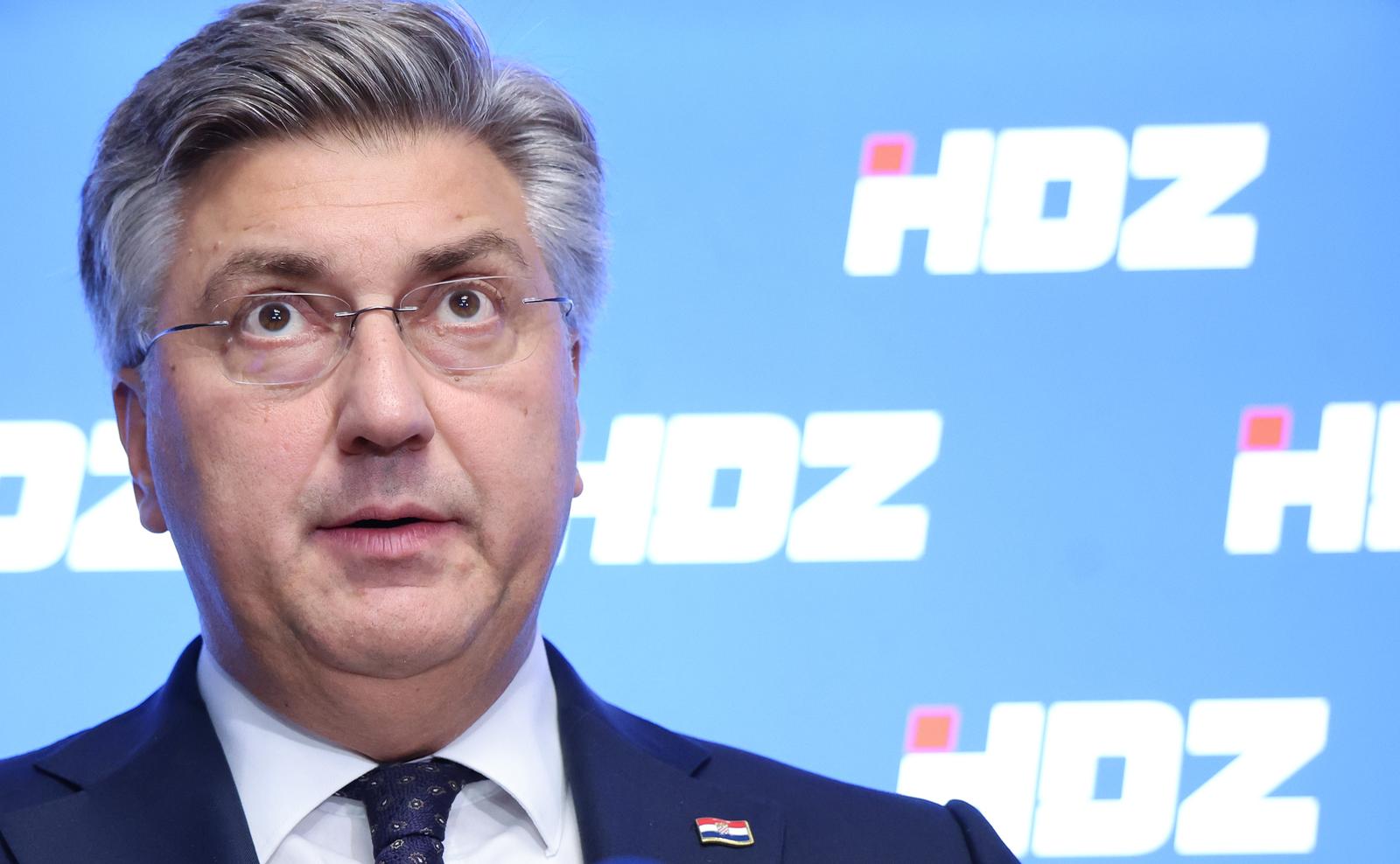 16.09.2024., Zagreb - Andrej Plenkovic obratio se medijima nakon sjednice Predsjednistva HDZ-a u prostorijama Gradskog odbora HDZ-a u Gundulicevoj ulici.  Photo: Sanjin Strukic/PIXSELL