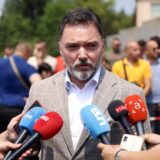 17.07.2024., Sarajevo, Bosna i Hercegovina - Predsjednik bh. entiteta RS Milorad Dodik stigao je danas u sud BiH, a kao i u prijasnjim rocistima, ispred zgrade su ga docekale pristase, no u dosta manjem borju nego što je to ranije bio slucaj. Photo: Armin Durgut/PIXSELL