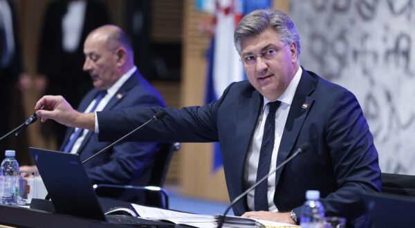 17.09.2024., Zagreb - Sjednica Vlade RH u Nacionalnoj i sveucilisnoj knjiznici. predsjednik Vlade RH Andrej Plenkovic Photo: Sanjin Strukic/PIXSELL