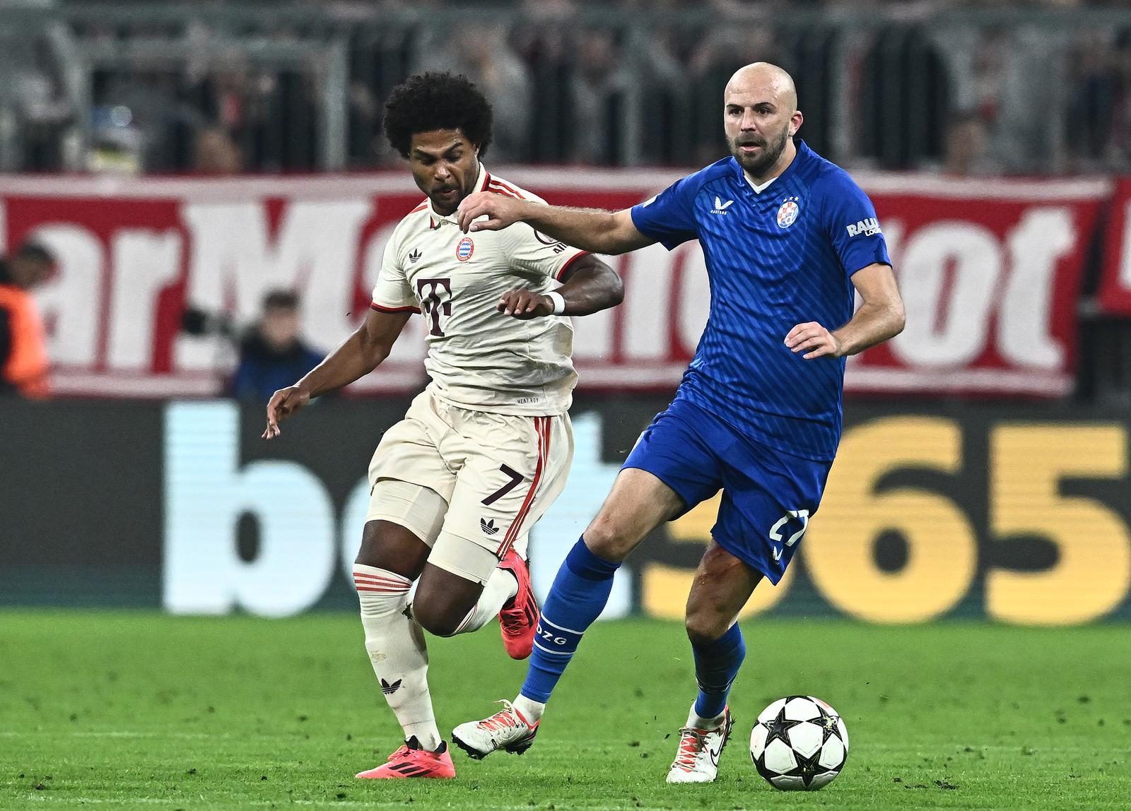 17.09.2024., Arena Muenchen, Muenchen, Njemacka - UEFA Liga prvaka, grupna faza, Bayern Muenchen - GNK Dinamo. Photo: Marko Lukunic/PIXSELL