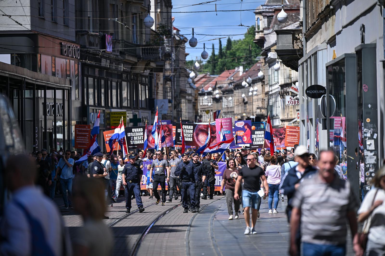 18.05.2024., Zagreb - Odrzana 9. povorka Hod za zivot. Photo: Neva Zganec/PIXSELL