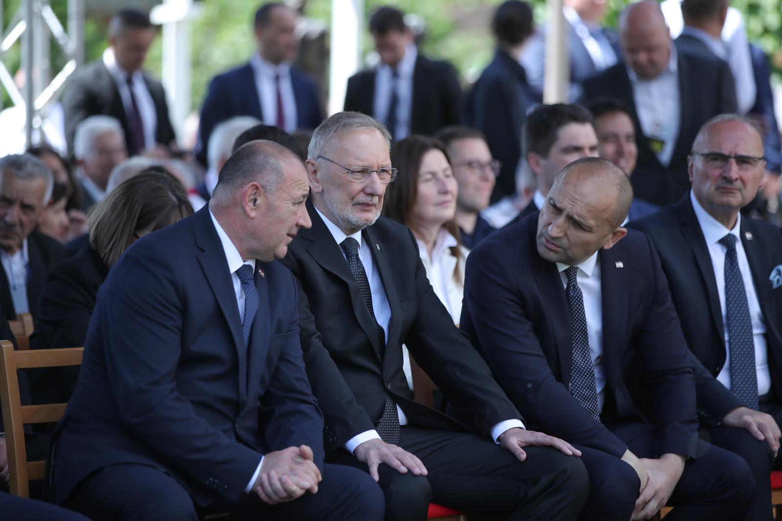 18.05.2024., Donji Macelj - Euharistijsko slavlje u Crkvi Muke Isusove u Maclju u povodu komemoracije bleiburske tragedije i kriznih putova hrvatskoga naroda. Photo: Luka Batelic/PIXSELL