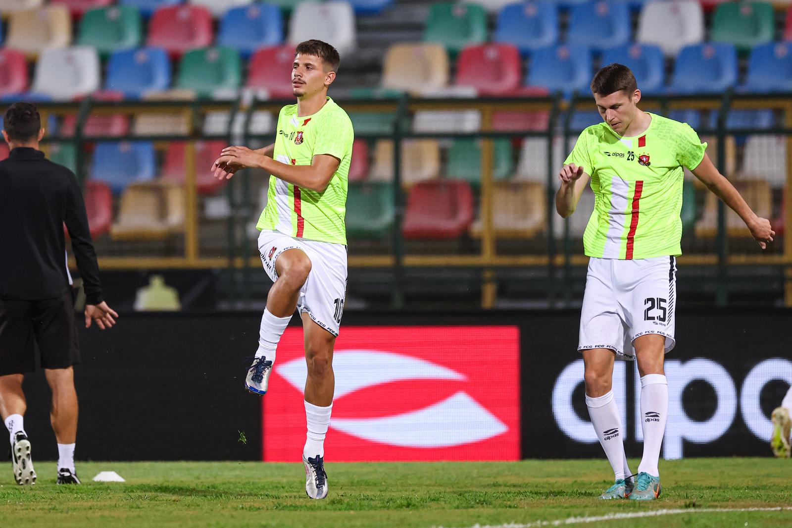 18.08.2024., Gradski stadion, Velika Gorica - SuperSport HNL, 03. kolo, HNK Gorica - NK Osijek. Jurica Prsir, Kresimir Krizmanic Photo: Luka Stanzl/PIXSELL