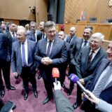 18.09.2024., Zagreb - Prije pocetka jesenskog zasjedanja premijer Andrej Plenkovic obisao je novu zgradu Sabora. Zbog obnove u potresu ostecene palace na Trgu svetog Marka Sabor ce u vojantni na Crnomercu raditi namanje tri godine. Photo: Patrik Macek/PIXSELL