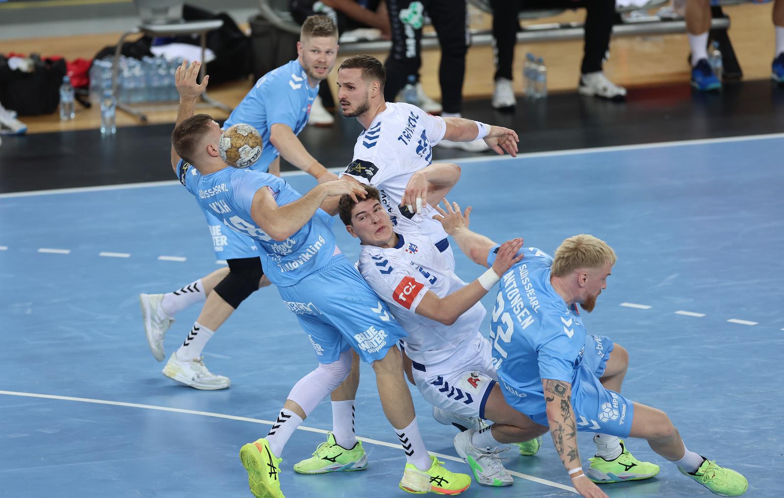 18.09.2024., Zagreb - Arena, 2. kolo Machineseeker EHF Liga prvaka. RK Zagreb - Aalborg Handbold. Photo: Sanjin Strukic/PIXSELL