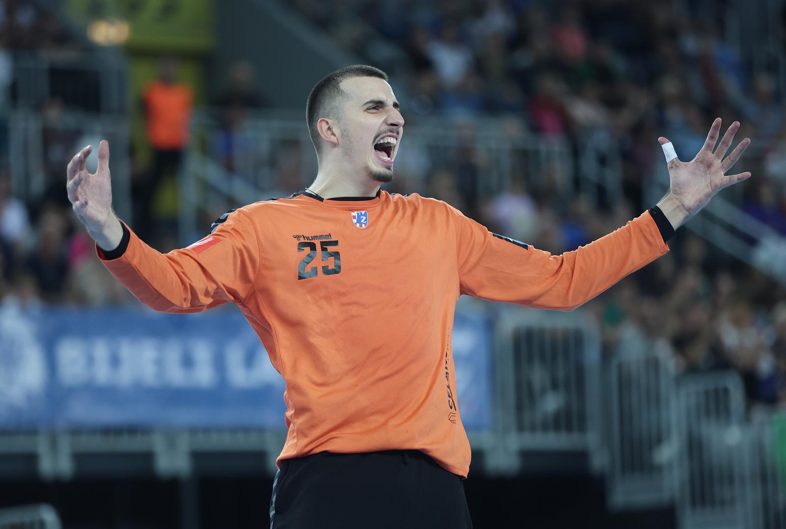 18.09.2024., Zagreb - Arena, 2. kolo Machineseeker EHF Liga prvaka. RK Zagreb - Aalborg Handbold. Photo: Sanjin Strukic/PIXSELL