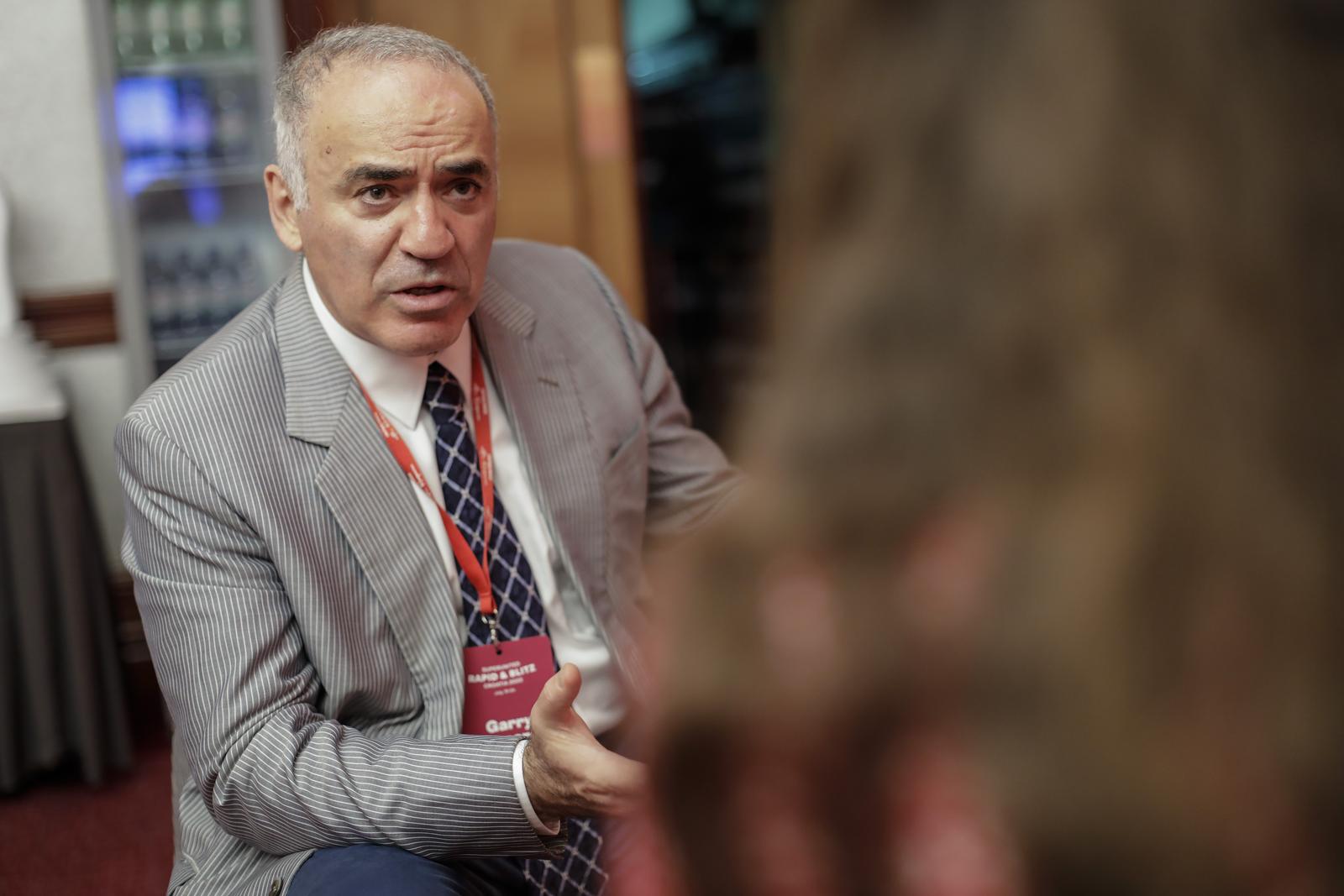 19.07.2022,Zagreb - Gari Kasparov,intervju. Photo: Jurica Galoic/PIXSELL