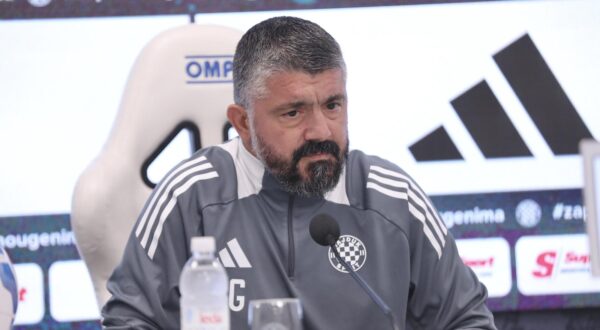 20.09.2024.,Split-Trener Gennaro Gattuso na konferenciji za medije Hajduka uoci utakmice s Goricom.  Photo: Ivo Cagalj/PIXSELL