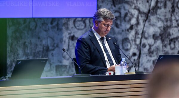 20.09.2024., Zagreb -  Odrzana 26. sjednica Vlade u Nacionalnoj i sveucilisnoj knjiznici. Predsjednik Vlade RH Andrej Plenkovic. Photo: Igor Kralj/PIXSELL