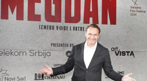 24, September, 2024, Belgrade - The Belgrade premiere of the film "Megdan: Between Water and Fire" was held in the Sava Center. Enis Beslagic. Photo: Antonio Ahel/ATAImages

24, septembar, 2024, Beograd - Beogradska premijera filma "Megdan: Izmedju vode i vatre" odrzana je  u Sava centru. Photo: Antonio Ahel/ATAImages Photo: Antonio Ahel/ATAImages/PIXSELL