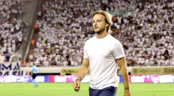 25.07.2024., Split - Prva utakmica drugog pretkola Konferencijske Lige: HNK Hajduk - HB Torshavn.Ivan Rakitic pred nacijacima. Photo: Ivo Cagalj/PIXSELL