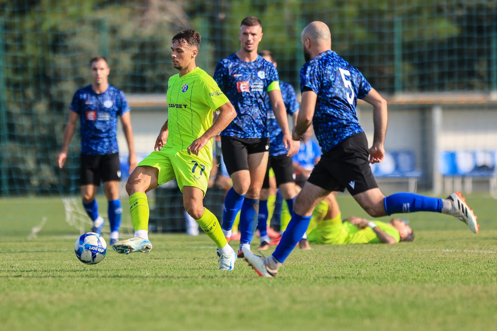 25.09.2024., stadion Prematinka, Banjole, Medulin - SuperSport Hrvatski nogometni kup, sesnaestina finala, NK Banjole - GNK Dinamo. Dario Spikic Photo: Srecko Niketic/PIXSELL