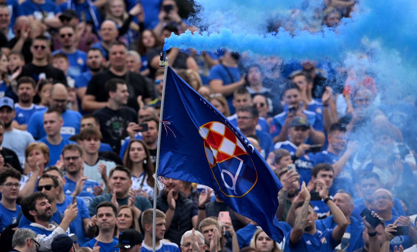 26.05.2024., stadion Maksimir, Zagreb - SuperSport HNL, 36. kolo, GNK Dinamo - NK Rudes. Navijaci Dinama, Bad Blue Boysi Photo: Marko Lukunic/PIXSELL